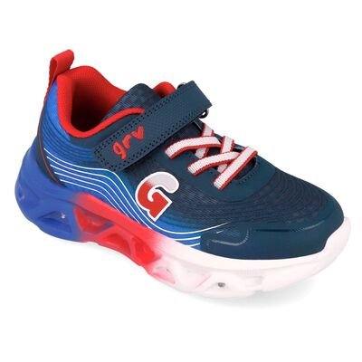 Garvalin Παιδικά Ανατομικά Sneakers ΦΩΤΑΚΙΑ 262725-A635-AZUL Y ROJO- ΜΠΛΕ/ΚΟΚΚΙΝΟ