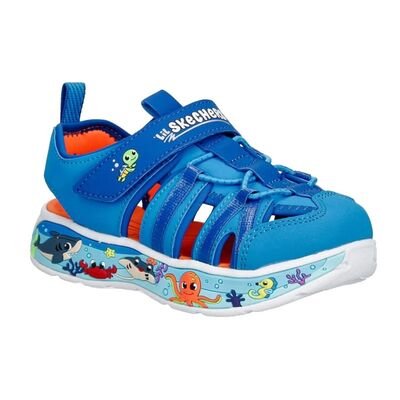 SKECHERS Παιδικά Παπουτσοπέδιλα Play Scene Splash blue 407041N-LTBL - ΜΠΛΕ