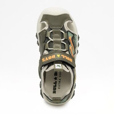 BULL BOYS Παιδικά Παπουτσοπέδιλα με ΗΧΟ  T-REX VERDE DNCR5190-VE42 - ΧΑΚΙ