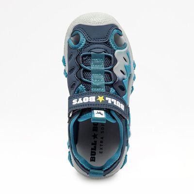 BULL BOYS Παιδικά Παπουτσοπέδιλα με ΦΩΤΑΚΙΑ DNCL5192-BL11 MOSASAURO BLU - ΜΠΛΕ