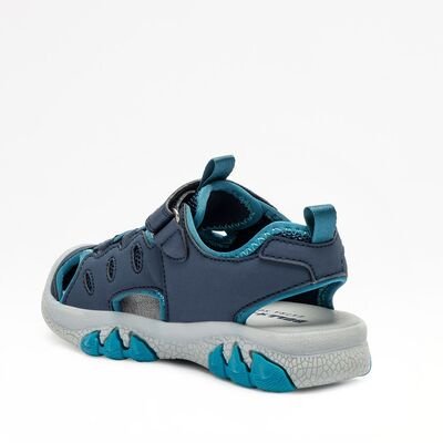 BULL BOYS Παιδικά Παπουτσοπέδιλα με ΦΩΤΑΚΙΑ DNCL5192-BL11 MOSASAURO BLU - ΜΠΛΕ