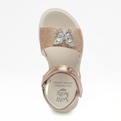 LELLI KELLY Παιδικά Πέδιλα LKCV5510-OR52 NATHALIE GOLD ROSE - ΡΟΖ/ΧΡΥΣΟ