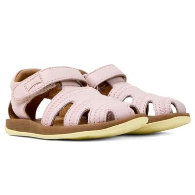 Camper Παιδικά Δερμάτινα Παπουτσοπέδιλα Bicho Pink 80372-087 - ΡΟΖ