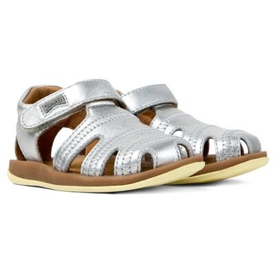 Camper Παιδικά Δερμάτινα Παπουτσοπέδιλα Bicho Pink 80372-088 GREY - ΑΣΗΜΙ