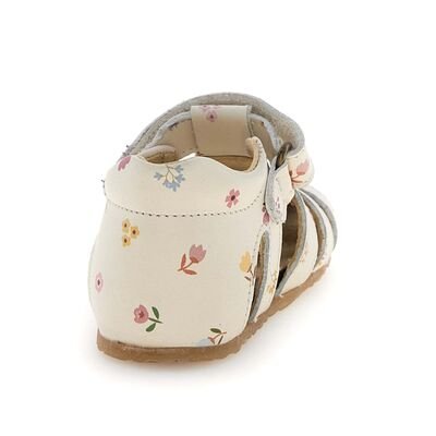 Falcotto Παιδικά Δερμάτινα Ανατομικά Παπουτσοπέδιλα Alby calf pr. liberty milk - ΕΚΡΟΥ