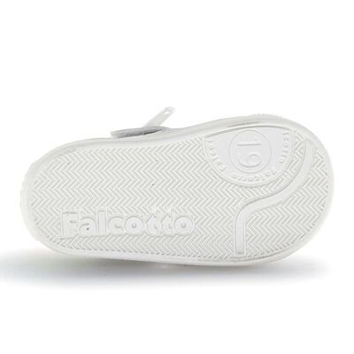 Falcotto Παιδικά Ανατομικά Μποτάκια Shin zip. canvas lux/glitter white-platinum-pink - ΠΟΛΥΧΡΩΜΟ/GLITTER