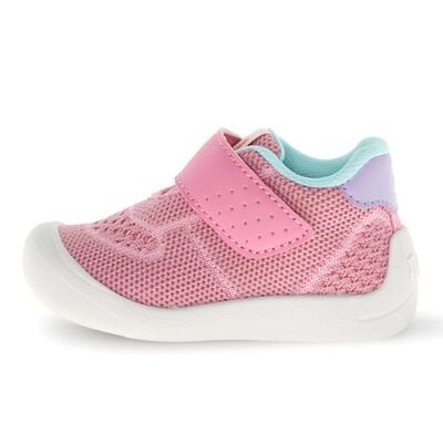 Falcotto Παιδικά Ανατομικά Sneakers Free 2 VL. knitted/eco calf pibk-mentos - ΡΟΖ