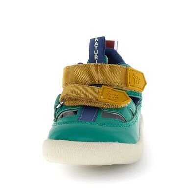 Naturino Παιδικά Δερμάτινα Ανατομικά Παπουτσοπέδιλα Barefoot Giommy. calf green - ΠΡΑΣΙΝΟ