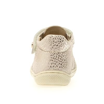 Naturino Παιδικά Δερμάτινα Ανατομικά Παπουτσοπέδιλα Bede suede savage platinum - ΜΠΕΖ/ΧΡΥΣΟ