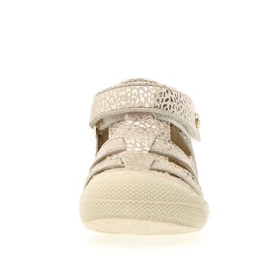 Naturino Παιδικά Δερμάτινα Ανατομικά Παπουτσοπέδιλα Bede suede savage platinum - ΜΠΕΖ/ΧΡΥΣΟ