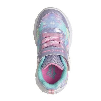 SKECHERS Παιδικά Sneakers με ΦΩΤΑΚΙΑ Lil heart sparkles velcro lights 303064N-LVMT - ΠΟΛΥΧΡΩΜΟ