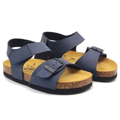 PLAKTON Παιδικά Ανατομικά Πέδιλα Σκαφάκια Pinto 125659-marino - ΜΠΛΕ