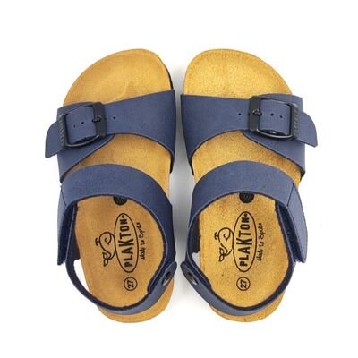 PLAKTON Παιδικά Ανατομικά Πέδιλα Σκαφάκια Pinto 125659-marino - ΜΠΛΕ