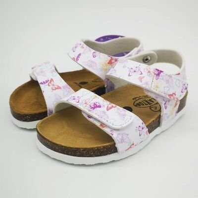 PLAKTON Παιδικά Ανατομικά Πέδιλα Σκαφάκια SARA BLANCO ESTAMPADO 135448-7739-80 - ΛΕΥΚΟ