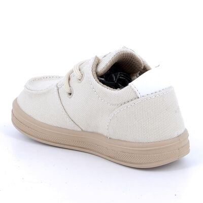 PRIMIGI Παιδικά Ανατομικά Υφασμάτινα Μοκασίνια 1355600 bianco - ΕΚΡΟΥ