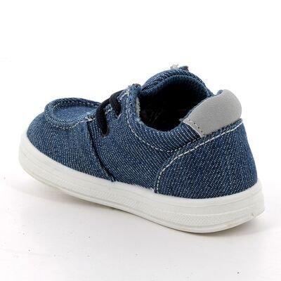 PRIMIGI Παιδικά Ανατομικά Υφασμάτινα Μοκασίνια 1355622 blue - ΜΠΛΕ