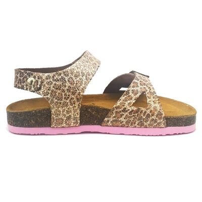 PLAKTON Παιδικά Ανατομικά Πέδιλα Σκαφάκια SELECT ANGELICA IRIDE 135663-CUERO4 - ΛΕΟΠΑΡ