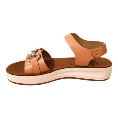 Pretty Soft Παιδικά Δερμάτινα Πέδιλα 1518-NUDE - ΣΟΜΟΝ/ΚΟΡΑΛΙ