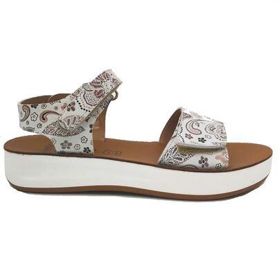 Pretty Soft Παιδικά Δερμάτινα Πέδιλα 1544-WHITE - ΛΕΥΚΟ