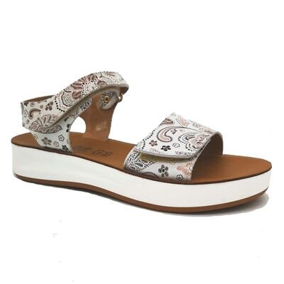 Pretty Soft Παιδικά Δερμάτινα Πέδιλα 1544-WHITE - ΛΕΥΚΟ