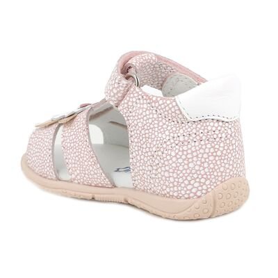 PRIMIGI Παιδικά Ανατομικά Δερμάτινα Πέδιλα 1413022 pink - ΡΟΖ