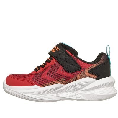 SKECHERS Παιδικά Sneakers με ΦΩΤΑΚΙΑ Meteor-Lights 2.0 velcro lights 401490N-RDBK - ΚΟΚΚΙΝΟ