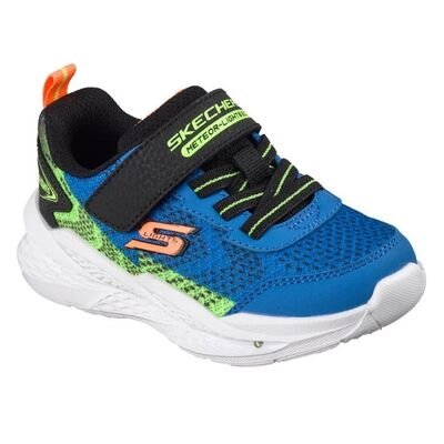 SKECHERS Παιδικά Sneakers με ΦΩΤΑΚΙΑ Meteor-Lights 2.0 velcro lights 401490N-BLBK - ΜΠΛΕ