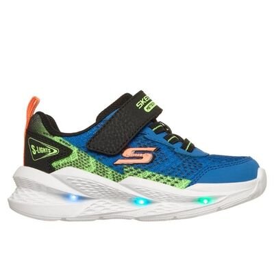 SKECHERS Παιδικά Sneakers με ΦΩΤΑΚΙΑ Meteor-Lights 2.0 velcro lights 401490N-BLBK - ΜΠΛΕ