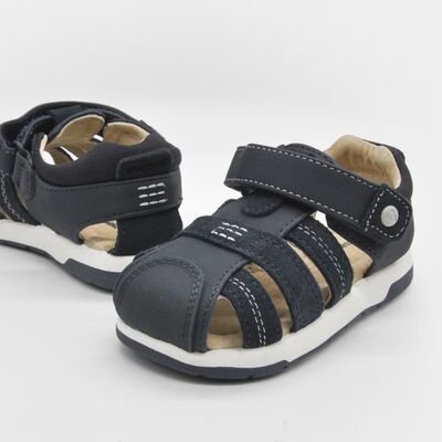 Mayoral Παιδικά Δερμάτινα Ανατομικά Παπουτσοπέδιλα 26-41773-079 ΜΠΛΕ