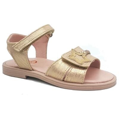 ABY shoes Παιδικά Δερμάτινα Ανατομικά Πέδιλα ABY631-NUDE