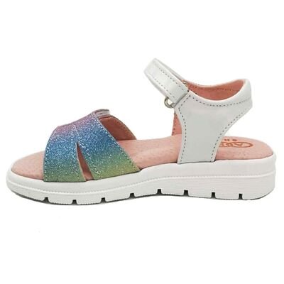 ABY shoes Παιδικά Δερμάτινα Ανατομικά Πέδιλα ABY640-ΠΑΓΟΥ/ΠΟΛΥΧΡΩΜΟ