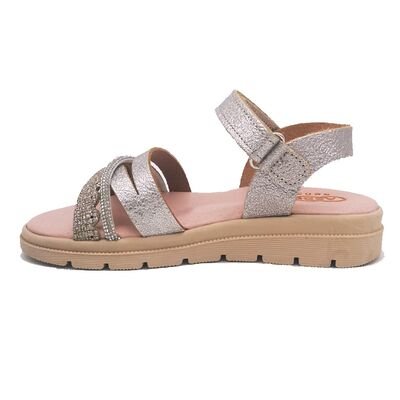 ABY shoes Παιδικά Δερμάτινα Ανατομικά Πέδιλα ABY654-ΑΜΜΟΥ