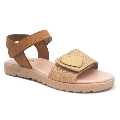 ABY shoes Παιδικά Δερμάτινα Ανατομικά Πέδιλα ABY657-ΚΑΜΕΛ