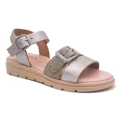 ABY shoes Παιδικά Δερμάτινα Ανατομικά Πέδιλα ABY664-ΑΜΜΟΥ