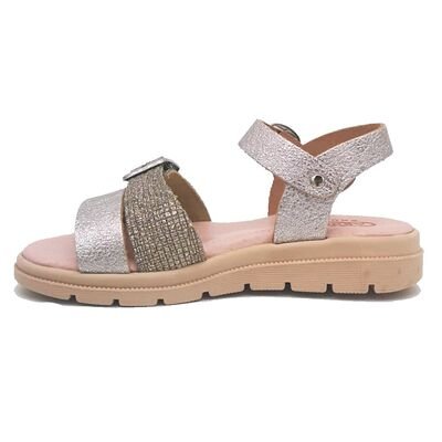 ABY shoes Παιδικά Δερμάτινα Ανατομικά Πέδιλα ABY664-ΑΜΜΟΥ