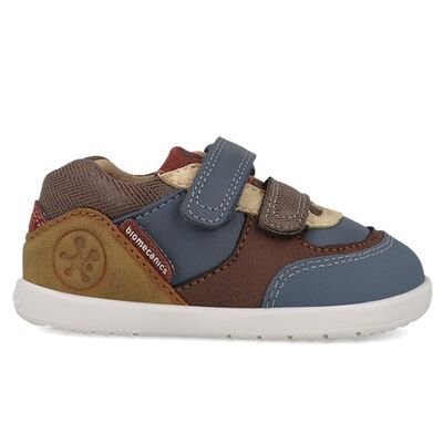 Biomecanics Παιδικά Ανατομικά Δερμάτινα Sneakers 261151-C556-PETROL - ΜΠΛΕ/ΠΕΤΡΟΛ