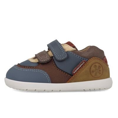 Biomecanics Παιδικά Ανατομικά Δερμάτινα Sneakers 261151-C556-PETROL - ΜΠΛΕ/ΠΕΤΡΟΛ