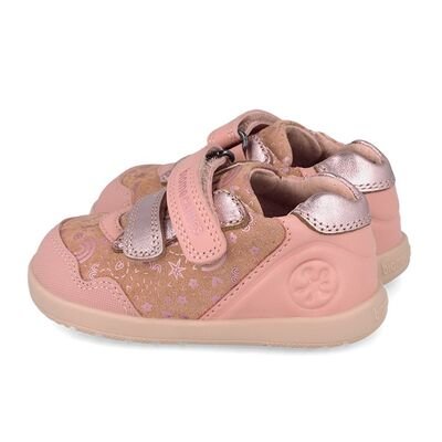 Biomecanics Παιδικά Ανατομικά Δερμάτινα Sneakers 261163-C193-PETALO - ΡΟΖ