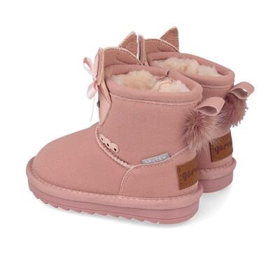 Garvalin Παιδικά Γούνινα Μποτάκια 261361-A032-ROSA - ΡΟΖ