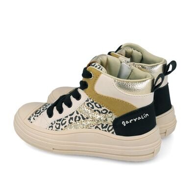 Garvalin Παιδικά Ανατομικά Sneakers High 261552-A087-ARENA - ΜΠΕΖ