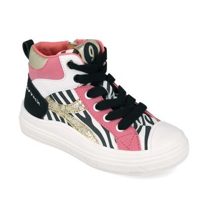 Garvalin Παιδικά Ανατομικά Sneakers High 261553-A050-BLANCO - ΛΕΥΚΟ