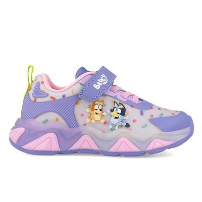 Garvalin Παιδικά Ανατομικά Sneakers BLUEY ΦΩΤΑΚΙΑ 261855-B164-LILA - ΜΩΒ/ΛΙΛΑ