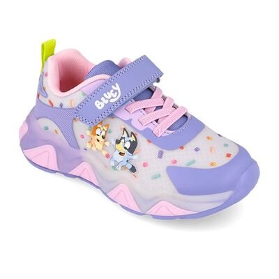 Garvalin Παιδικά Ανατομικά Sneakers BLUEY ΦΩΤΑΚΙΑ 261855-B164-LILA - ΜΩΒ/ΛΙΛΑ