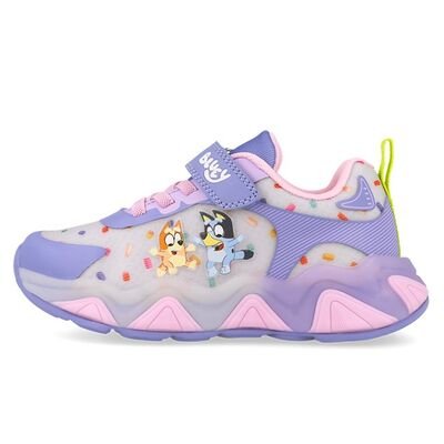 Garvalin Παιδικά Ανατομικά Sneakers BLUEY ΦΩΤΑΚΙΑ 261855-B164-LILA - ΜΩΒ/ΛΙΛΑ