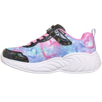 SKECHERS Παιδικά Sneakers με ΦΩΤΑΚΙΑ Heart sparkles BLACK/MULTI 303063LC-BKMT - ΠΟΛΥΧΡΩΜΟ