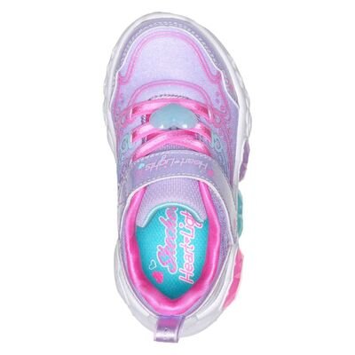 SKECHERS Παιδικά Sneakers με ΦΩΤΑΚΙΑ ENCHANTED HEART LIGHTS lavender/multi 303266NC-LVMT - ΜΩΒ