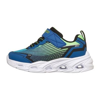 SKECHERS Παιδικά Sneakers με ΦΩΤΑΚΙΑ VORTEX 3.0 black/blue/lime 400590N-BBLM - ΜΠΛΕ