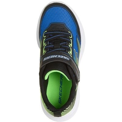 SKECHERS Παιδικά Sneakers MICROSPEC VeELOCITY-GRID-DRIFT black/blue/lime 404127L-BBLM - ΜΠΛΕ