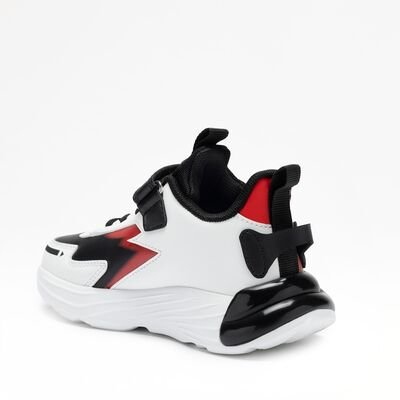 BULL BOYS Παιδικά Sneakers με ΦΩΤΑΚΙΑ DNAL5266-NE01 T-REX NERO - ΜΑΥΡΟ