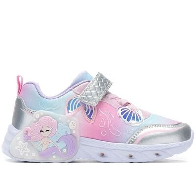 LELLI KELLY Παιδικά Sneakers με ΦΩΤΑΚΙΑ LKAL5732-AG01 VIVIENNE ARGENTO - ΑΣΗΜΙ